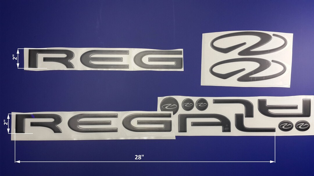 Regal Boat Emblems 28 Black FREE FAST Delivery DHL Etsy