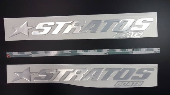 STRATOS BOAT DECALS STRATOS 100/% COMPOSITE DECAL