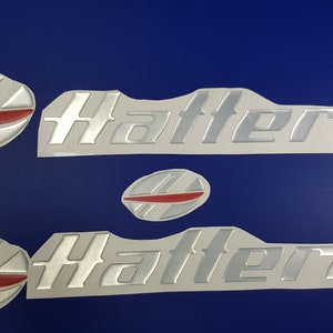 Hatteras Boats Emblem 30" + FREE FAST delivery DHL express - Stickers Set - Graphics Decal