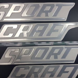 SportCraft-bootemblemen 43" + GRATIS SNELLE levering DHL Express - Stickersset - Grafische sticker