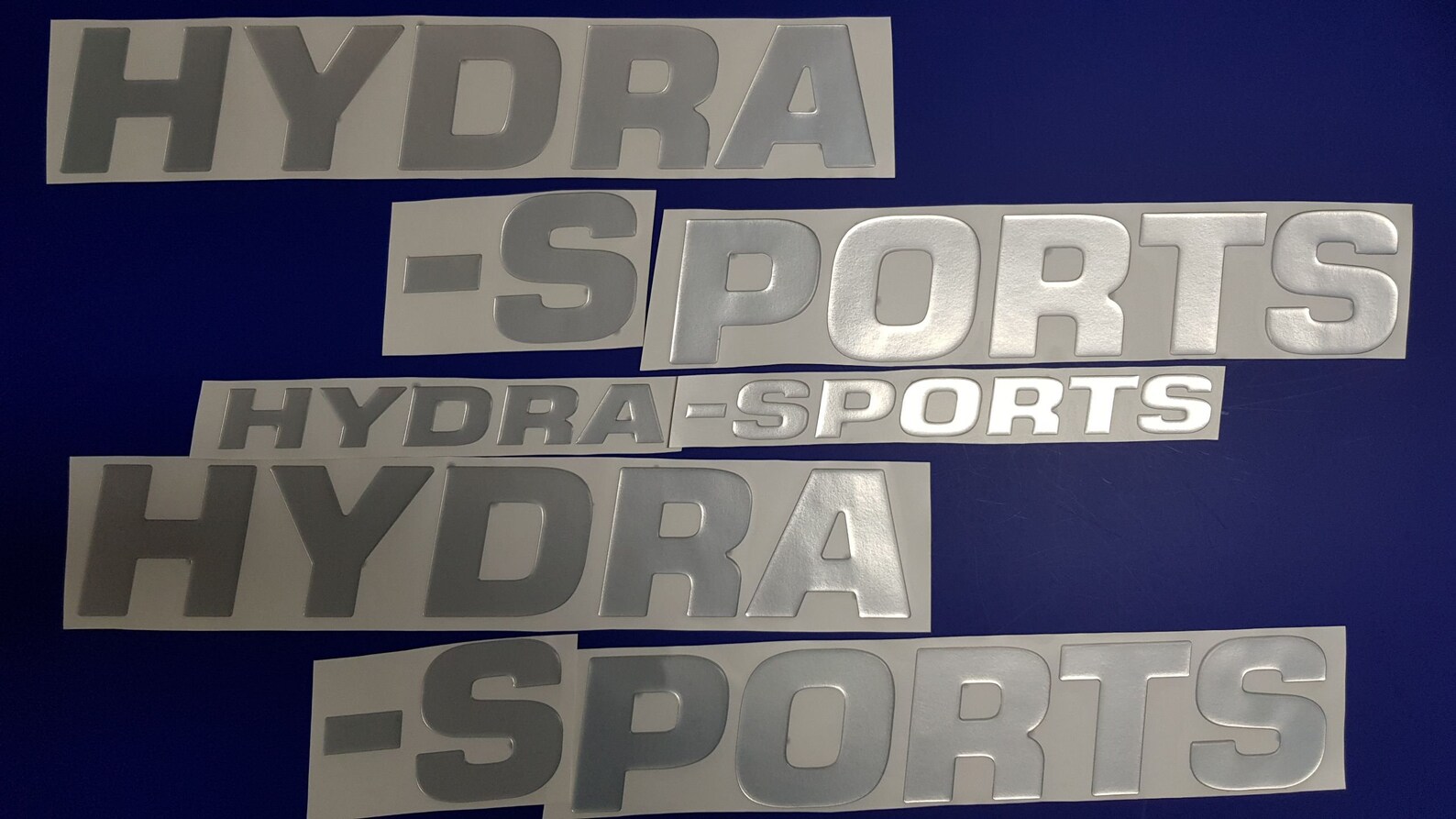 Hydrasports Boat Emblems 50 Chrome FREE FAST Delivery Etsy