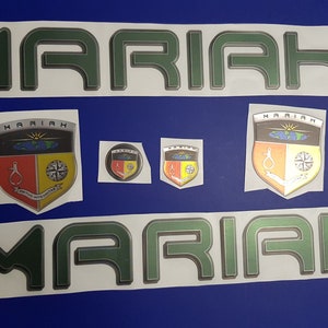 Mariah boats Emblems 22" green + FREE FAST delivery DHL express - Stickers Set - Graphics Decal