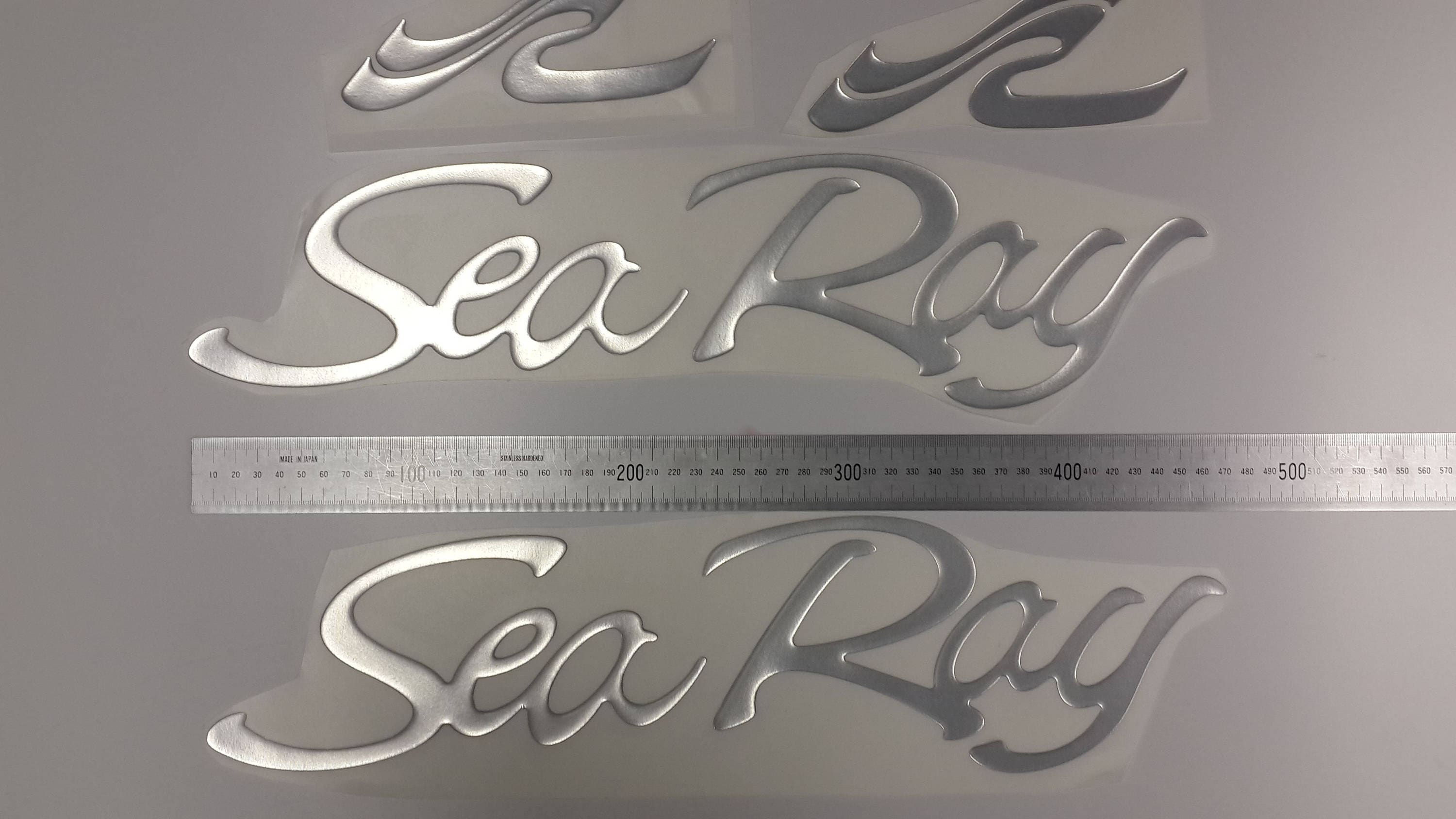 Sea Ray Boat Emblems 18 Chrome FREE FAST Delivery DHL Express Stickers Set  Graphics Decal -  Canada