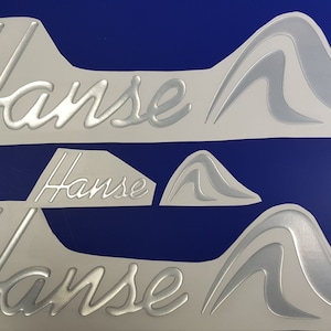 Hanse-boten Emblemen 21" + GRATIS SNELLE levering DHL Express - Stickersset - Grafische sticker