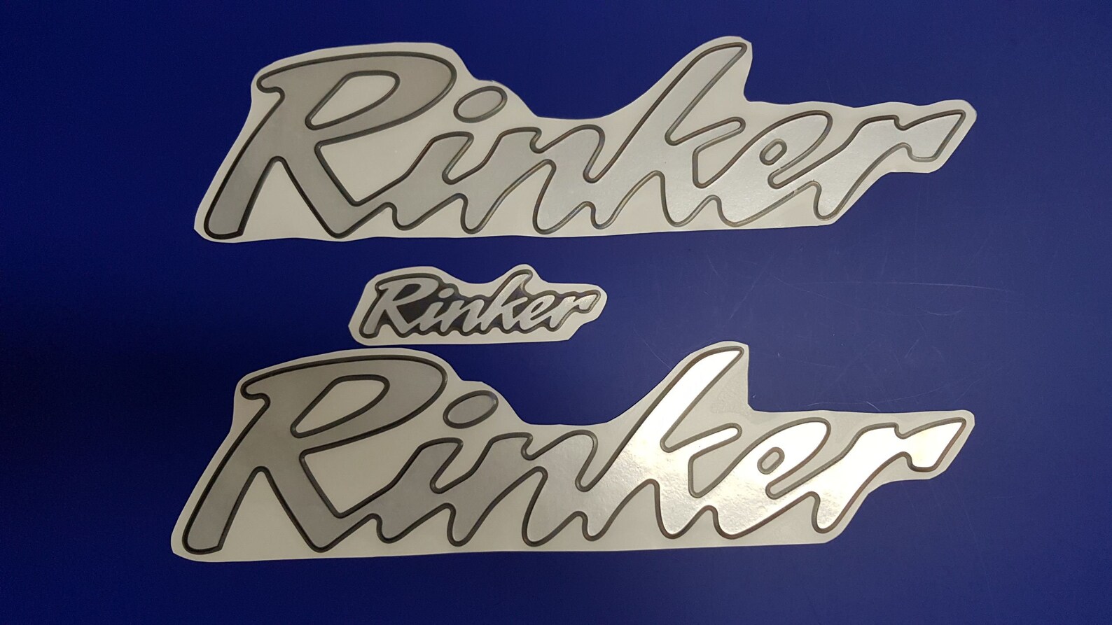 Rinker Boat Emblems 20 Black Chrome FREE FAST Delivery Etsy