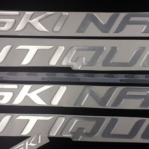Ski Nautique boat Emblems 40&quot; chrome + FREE FAST delivery DHL express - Stickers Set - Graphics Decal