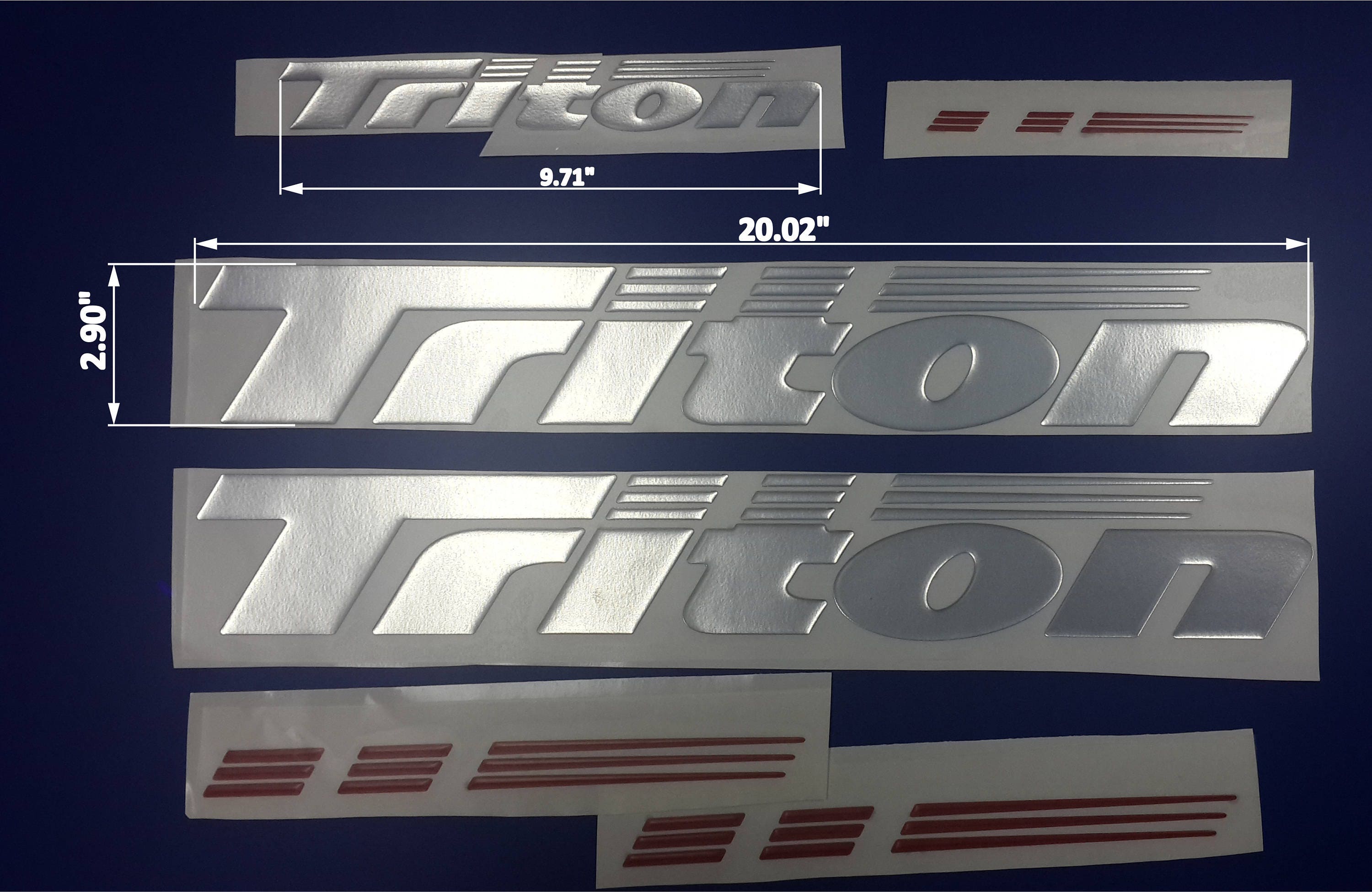 Triton boat Emblems 20 chrome FREE FAST delivery DHL Etsy