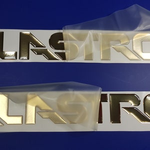 Glastron-bootemblemen 27" goud + GRATIS SNELLE levering DHL Express - Stickersset - Grafische sticker