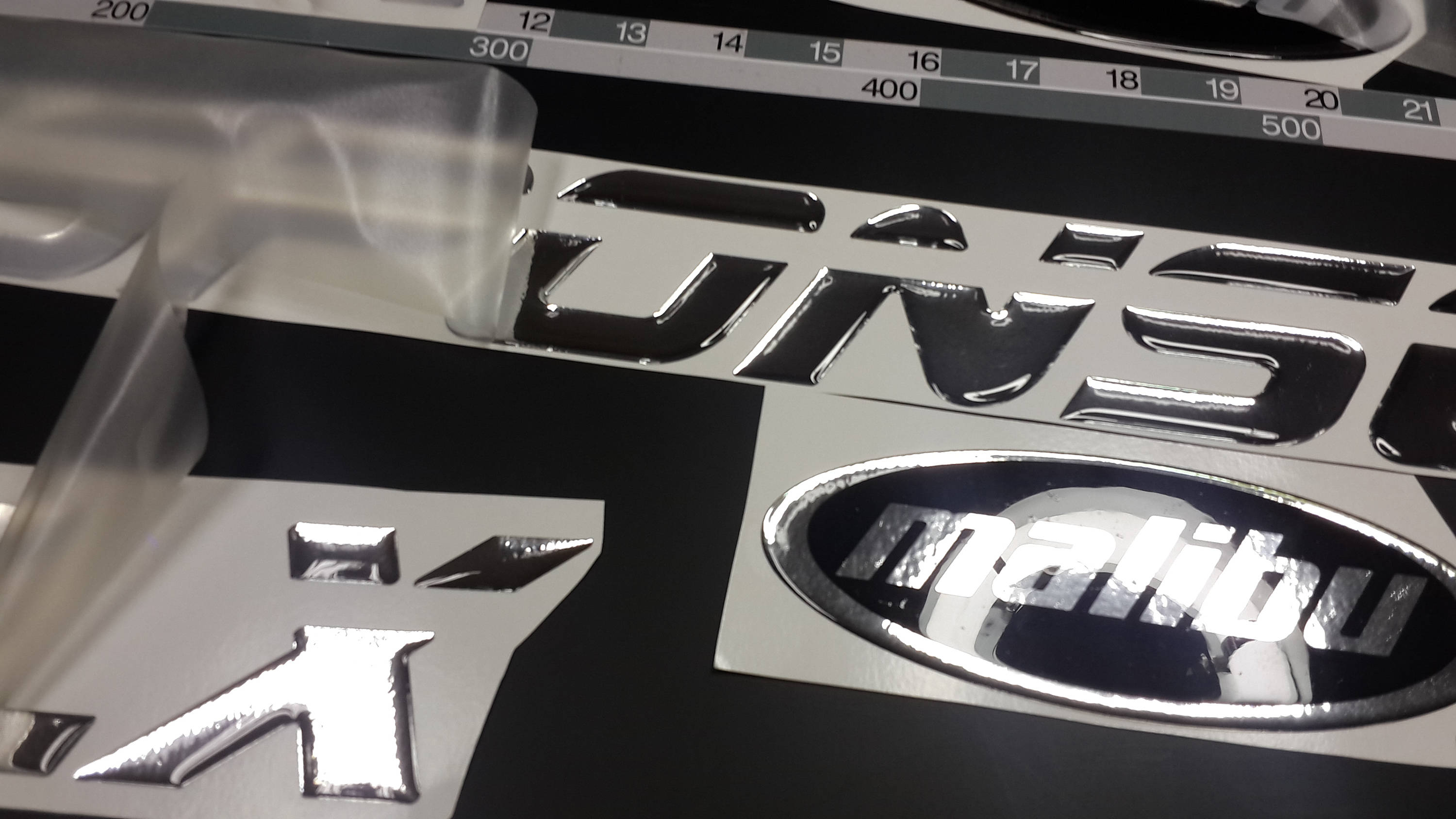 Malibu Response Lx Boat Emblems 22 Chrome FREE FAST Etsy