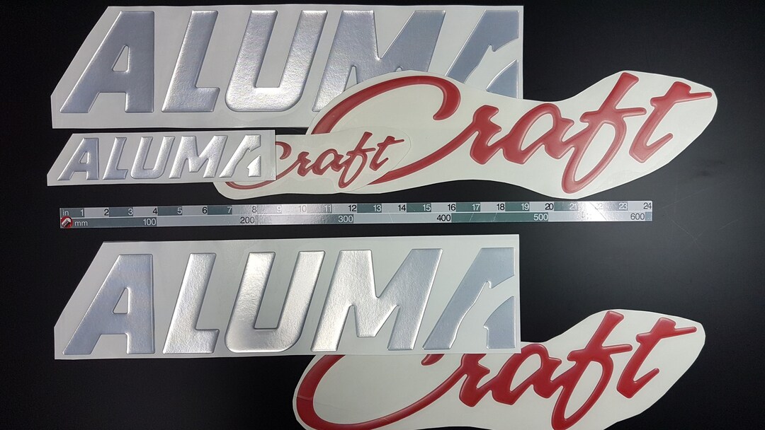 Alumacraft Boat Emblems 32 FREE FAST Delivery DHL Express Stickers Set