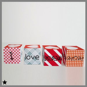 Mothers Day Gift for Mom, 3D Printable Paper, I Love You Mom, Cute Desk ...
