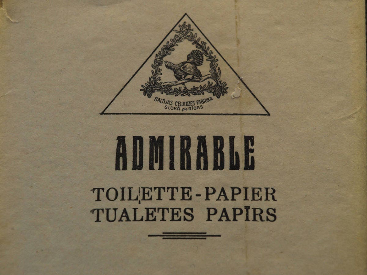 1940s Toilet Paper. Funny Gift. Tissue Paper. World War 2