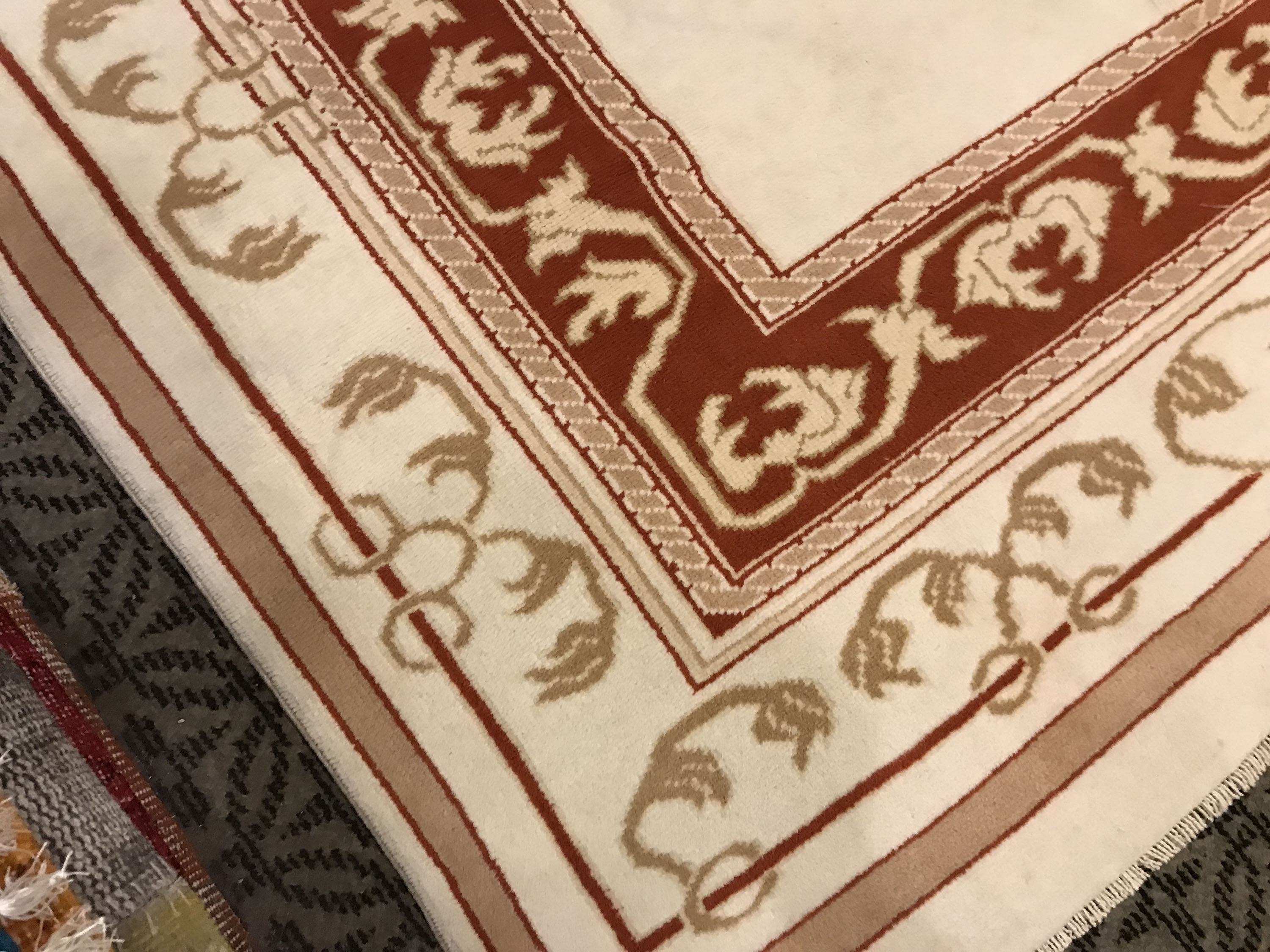 Antiker weißer Teppich 58x78 Fuß VINTAGE Türkischer | Etsy