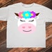 Baby Cow Svg, Cow Shirt Svg, Cow with Eyelashes, Cow with Flowers, Baby Shower Decor Svg, Farm Animal Svg, Farm Cricut Svg, Cow Head Face