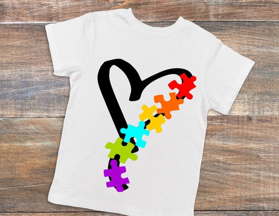 Download Autism Heart Svg Autism Svg Autism Awareness Svg Love | Etsy