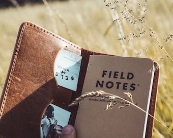 BENUTZERDEFINIERTE Notebooktasche | Benutzerdefinierte Lederbuchhülle | Personalisierte Notebook-Cover aus Leder