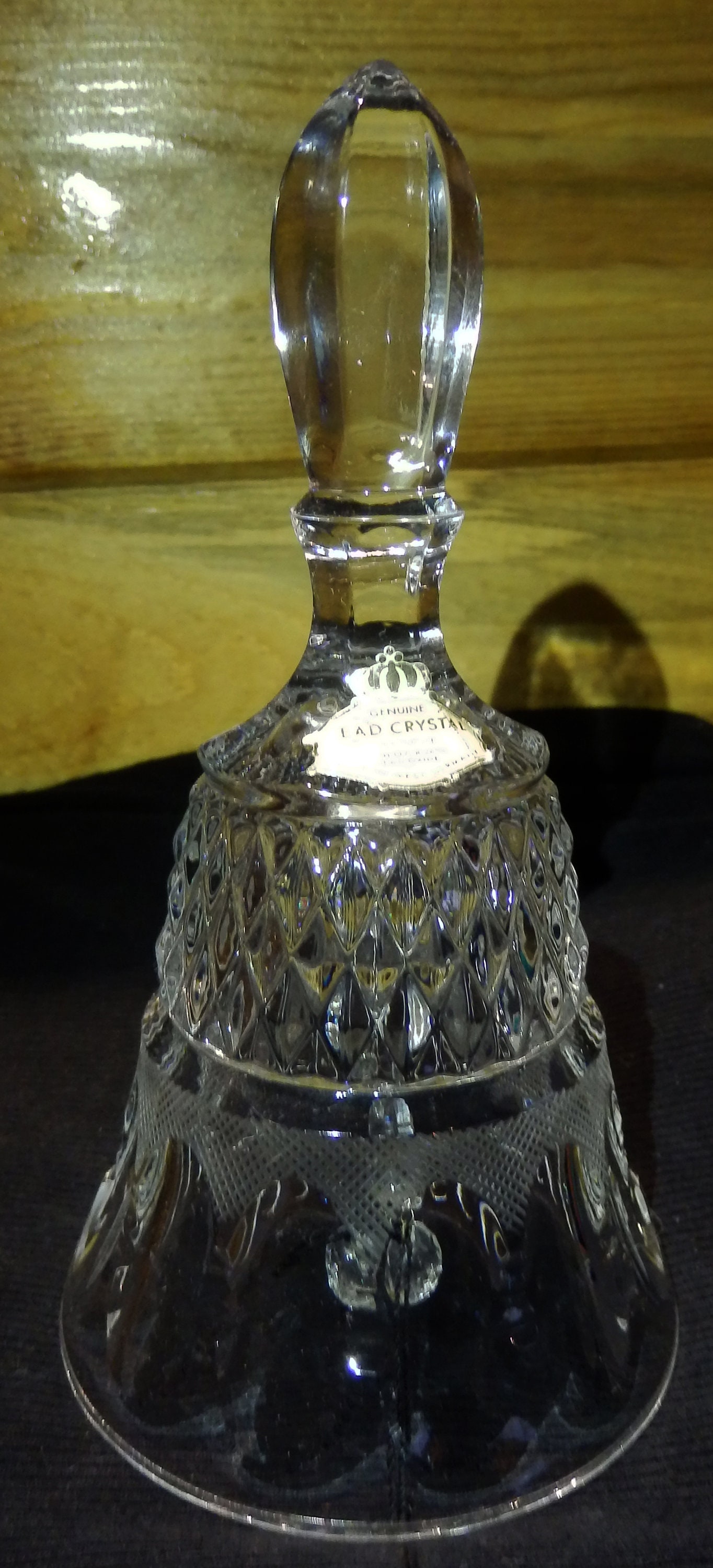 Genuine Lead Crystal Bell Made in W Germany Etsy