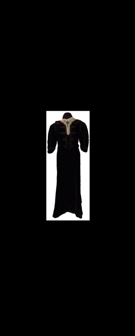 1900s Edwardian Winter Travel Dress