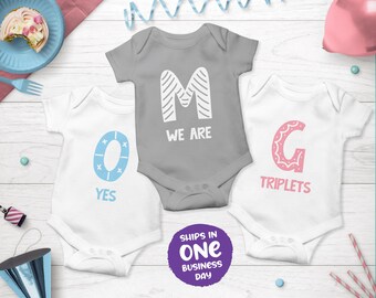 Cadeau Bebe Triplettes Etsy