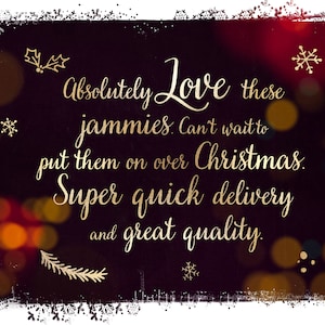 Paare personalisierte Weihnachtspyjamas mit zwei Rentieren mit der roten Nase Liebhaber Weihnachten Pyjamas Long Sleve Top & Bottoms in voller Länge Xmas PJs Bild 5