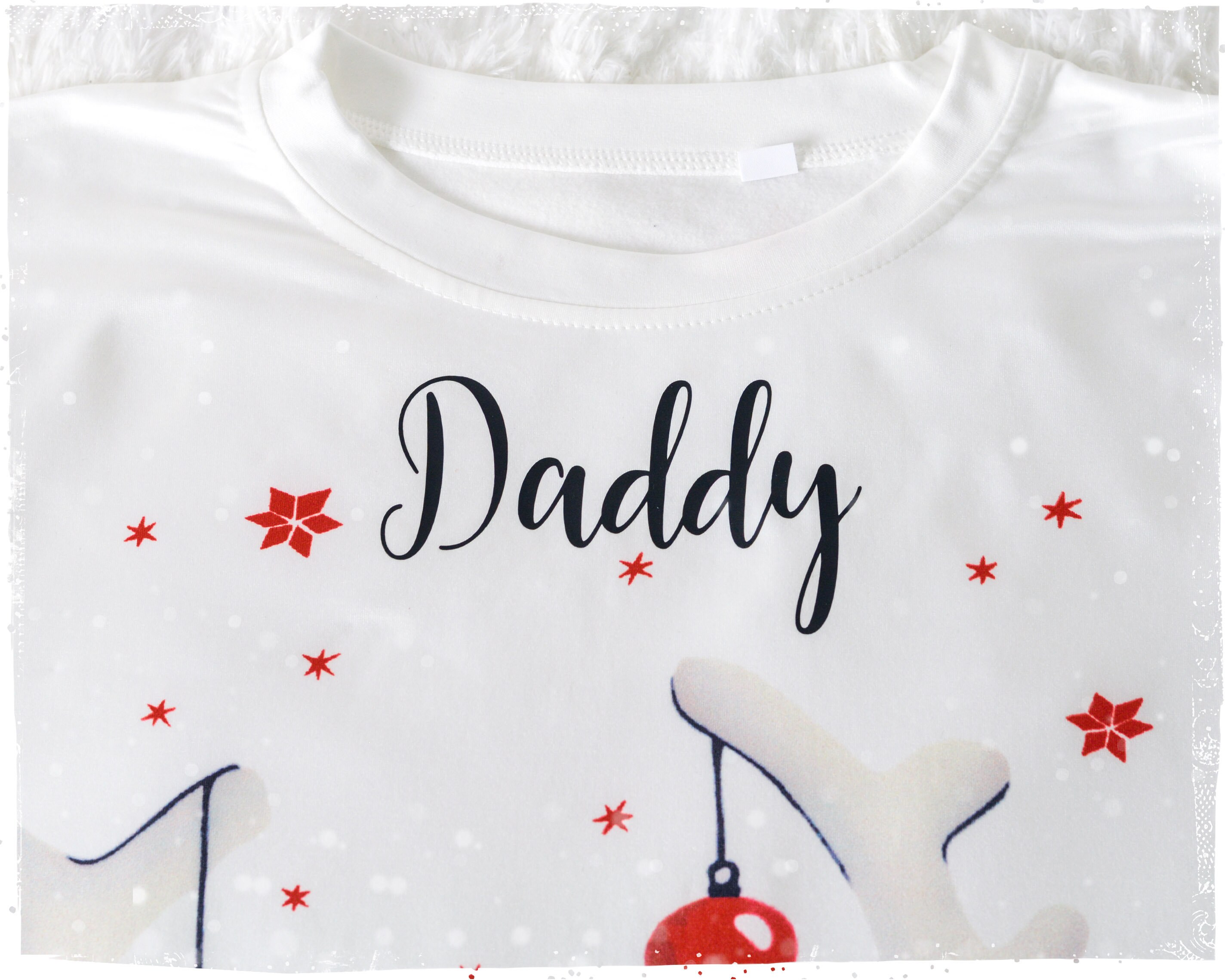 Buy 2 FREE SHIPPING🎁|Personalised Christmas Red Nose Reindeer Pyjamas, Family Pajama Set