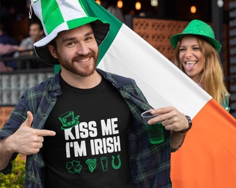 Kiss Me I'm Irish T-Shirt: St. Patrick's Day Apparel