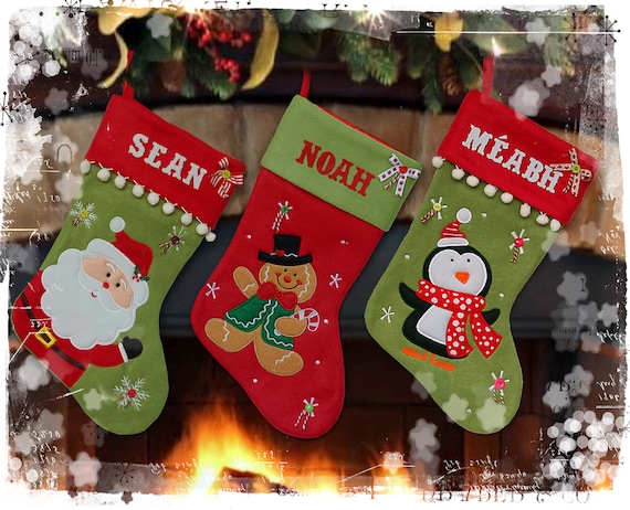 Custom Imprinted Felt Christmas Stockings