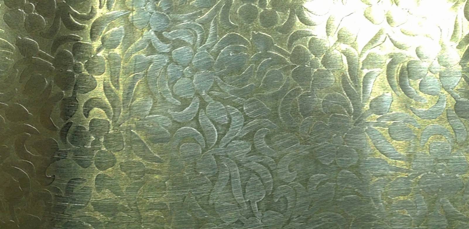 Flower Embossed Metal Sheet for Jewellery Makers Hobby and Etsy Canada