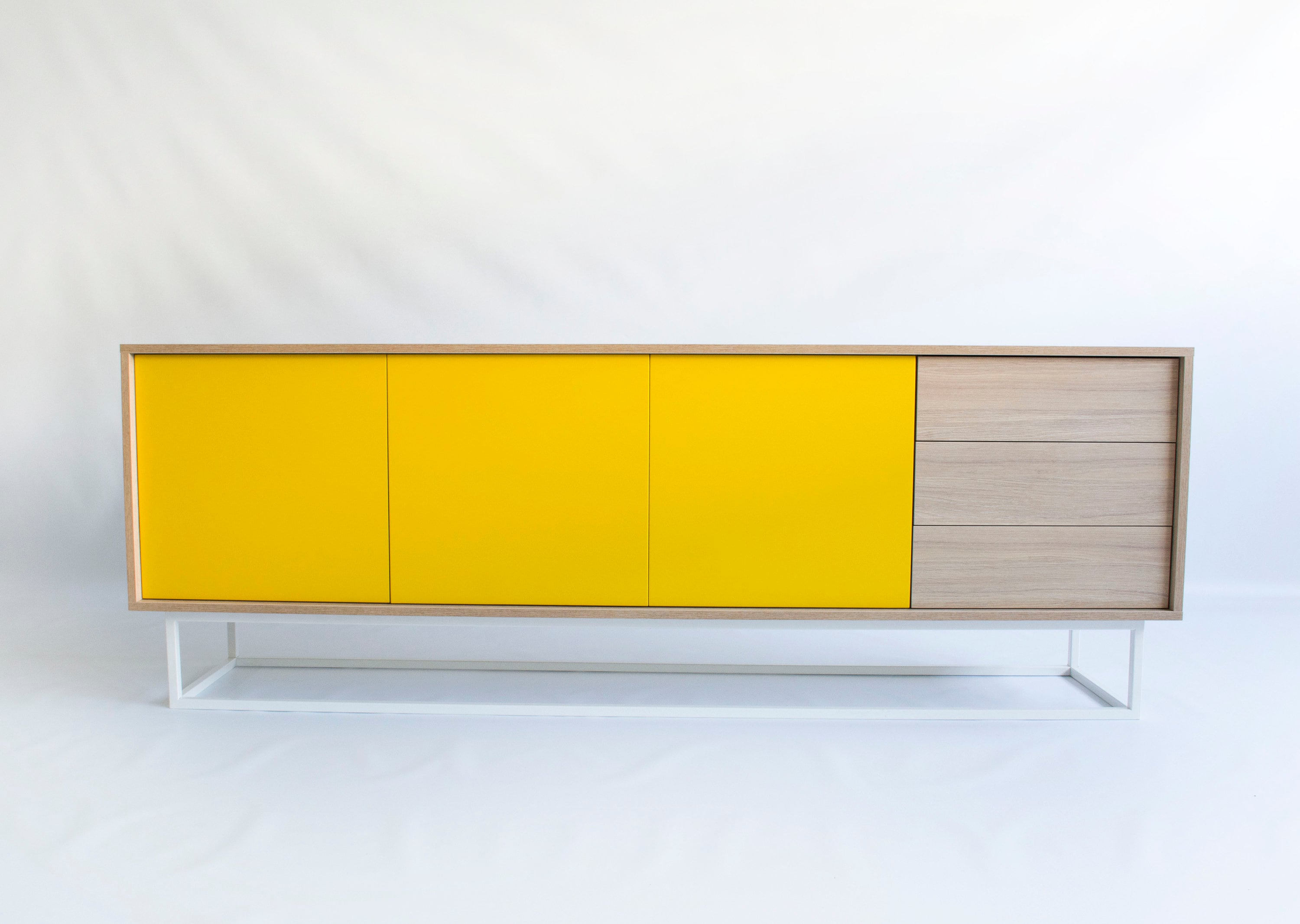 Modern Sideboard Natural Oak Yellow Etsy UK