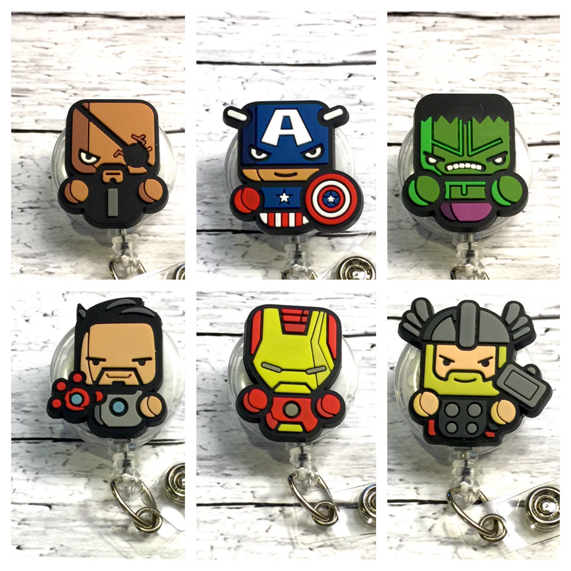 Avengers Marvel Inspired ID Badge Reels! 