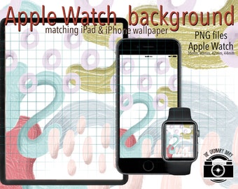 Apple Watch wallpaper, Watch background, Pastel shapes Apple Watch background, Apple Watch face, Watch face, Apple Watch design, pastel face