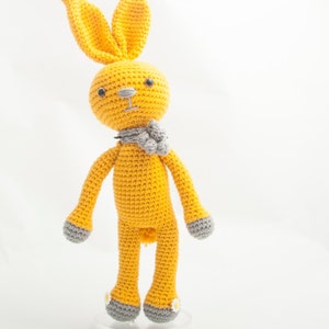 Bunny Crochet PATTERN, rabbit amigurumi, bunny amigurumi crochet pattern image 2