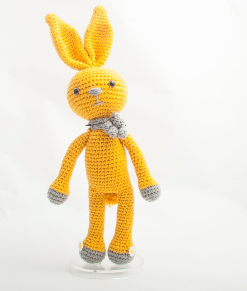 Bunny Crochet PATTERN, rabbit amigurumi, bunny amigurumi crochet pattern image 2