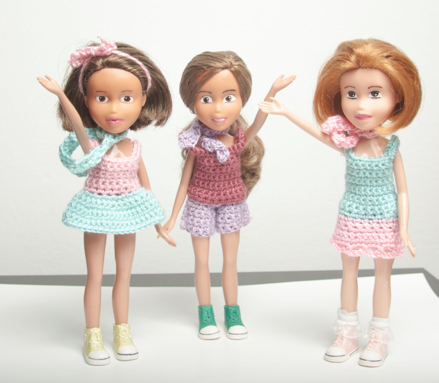 Bratz Doll Outfit Crochet PATTERN, Patterns for Bratz Dolls Clothes