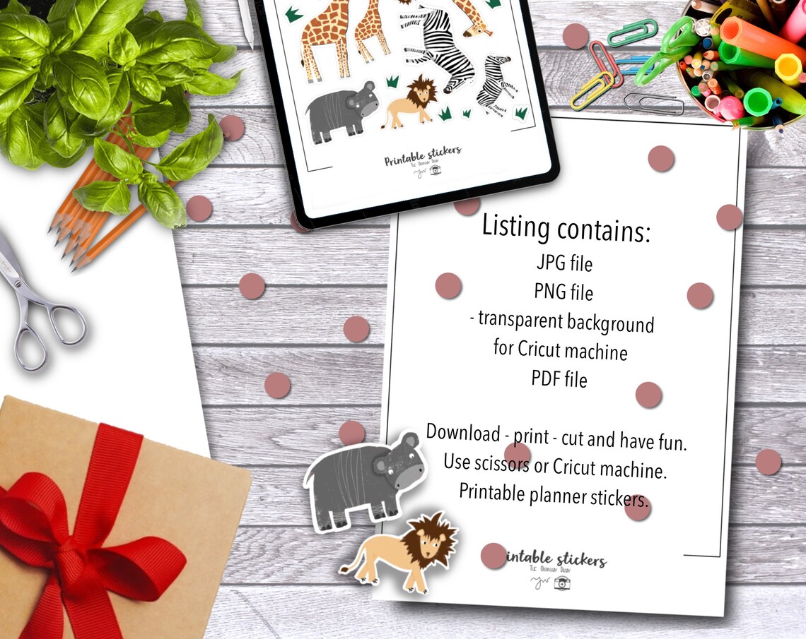 Snowman Printable Stickers Sticker Sheet Hand Cut Cricut - Etsy