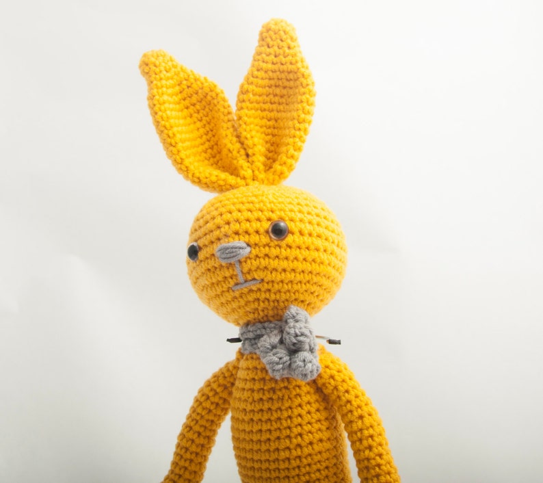 Bunny Crochet PATTERN, rabbit amigurumi, bunny amigurumi crochet pattern image 3