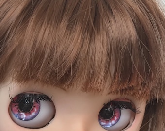 Realistic Blythe doll eyechips, eyechips PRINTABLE, DIY eye chips for Blythe doll, pupils, blythe eyes, pdf digital download