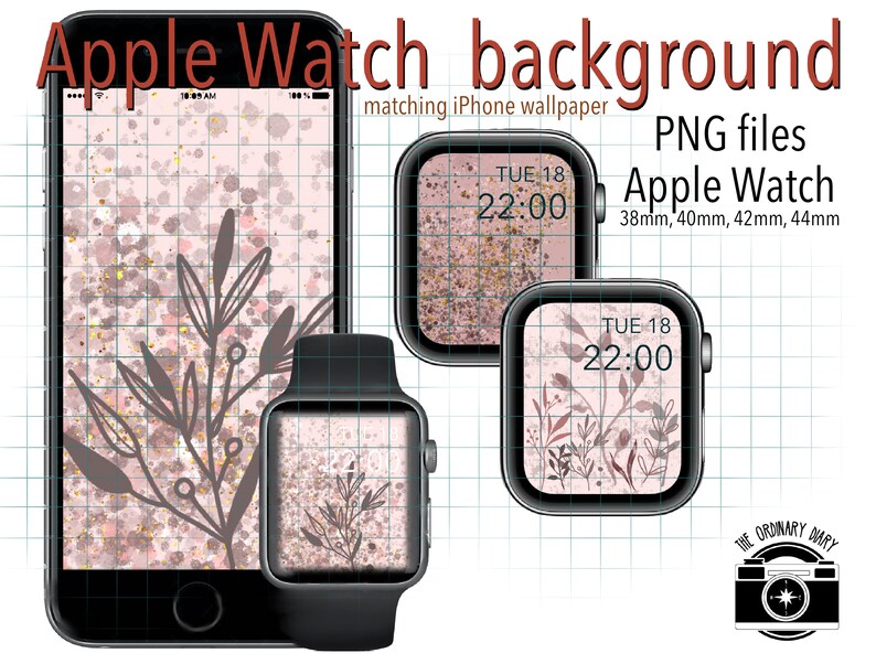 Apple Watch wallpaper, Watch background, pink Apple Watch background, Apple Watch face, Watch face, Apple Watch design, image 3