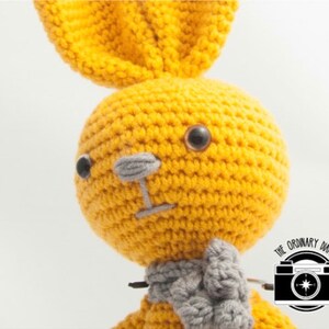 Bunny Crochet PATTERN, rabbit amigurumi, bunny amigurumi crochet pattern image 6