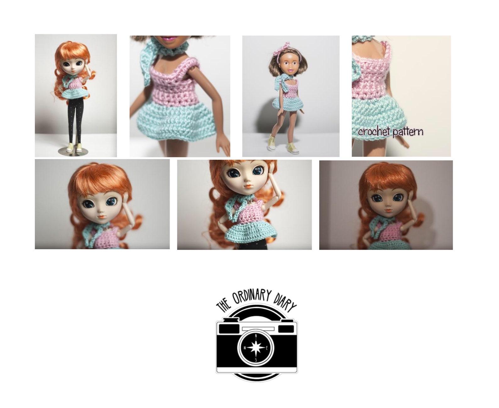 Bratz Doll Outfit Crochet PATTERN, Patterns for Bratz Dolls Clothes