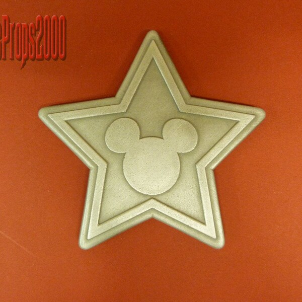 Walt Disney World ALL STAR RESORT Mickey Mouse Star Silver Sign Wall Prop