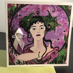 Art nouveau wenskaart