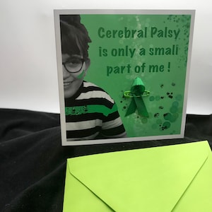 ¡Tarjeta positiva de Parálisis Cerebral!