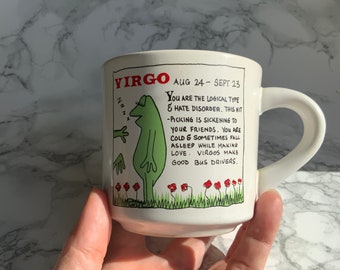 Insult mug, Virgo, funny design, vintage coffee, mugs, gift