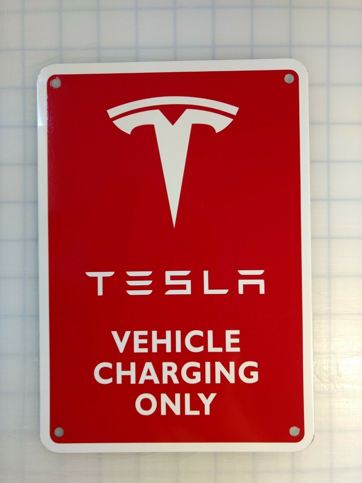 TESLA Vehicle Charging sign Smaller Version Model 3 S X | Etsy