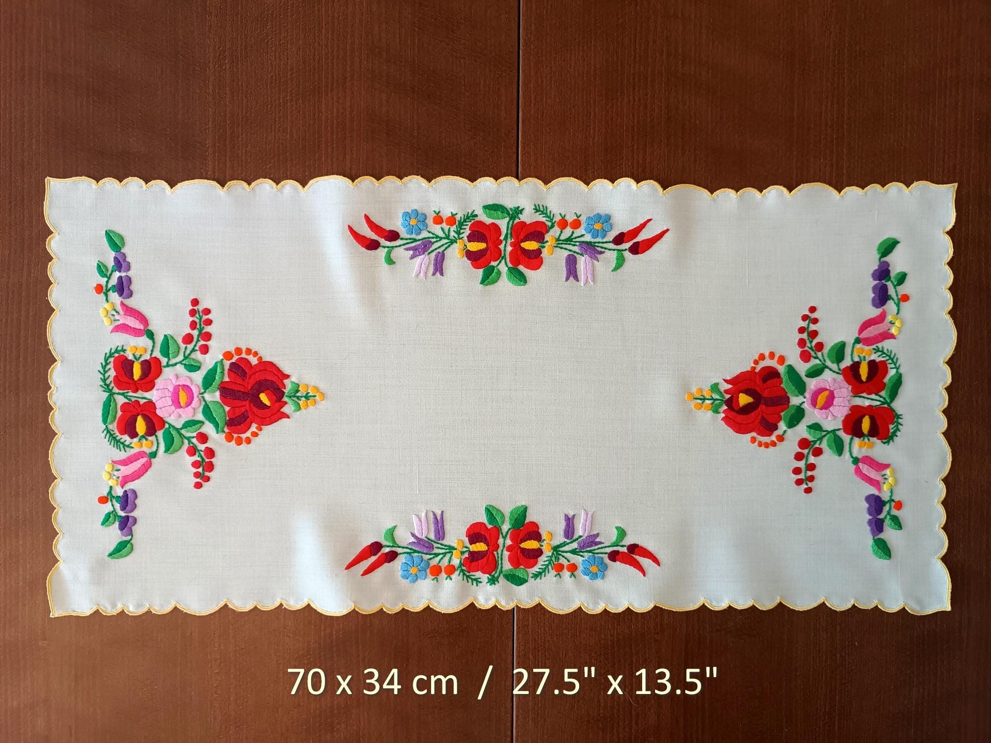 Hungarian Embroidery Tablecloth - Etsy Canada