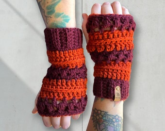 Crochet Fingerless Gloves / Arm Warmers