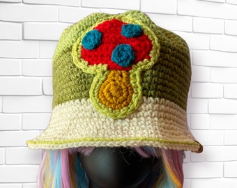 Crochet Mushroom Bucket Hat