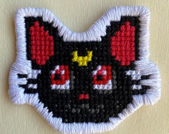 Luna Cross Stitch Patch