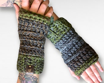 UNISEX Crochet Fingerless Gloves